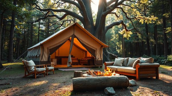 Camping de luxe : vos vacances de rêve au cœur de la nature