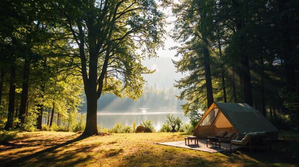 Top destins pour un camping raffiné à travers la nature